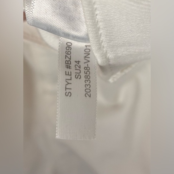 NEW J. Crew Denim Shorts High Waist Big Pockets Casual Preppy Sz 32 White 0934 - Picture 7 of 8